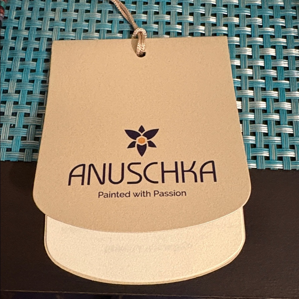 Anuschka Genuine Leather Hand-Painted Tri Fold Wallet - Picture 5 of 13